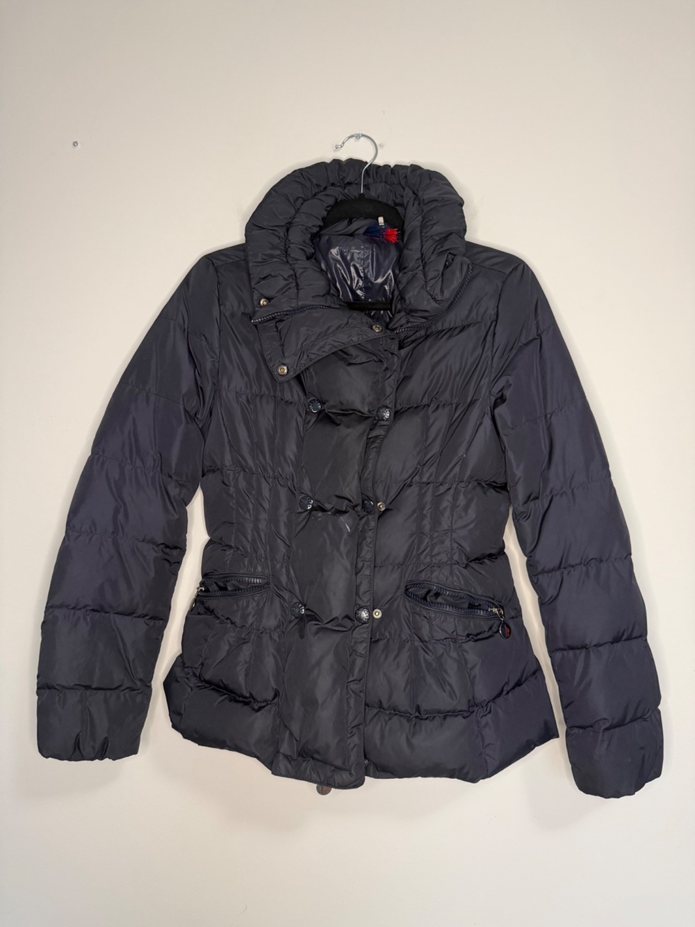 Moncler Down Puffer Jacket Black 2 Medium Womens